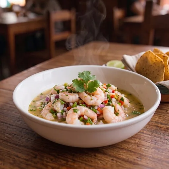 Ceviche de camarón