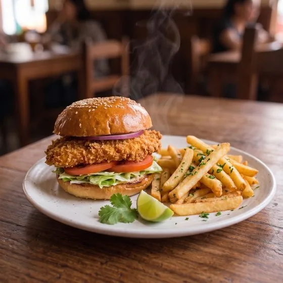 Hamburguesa de pollo