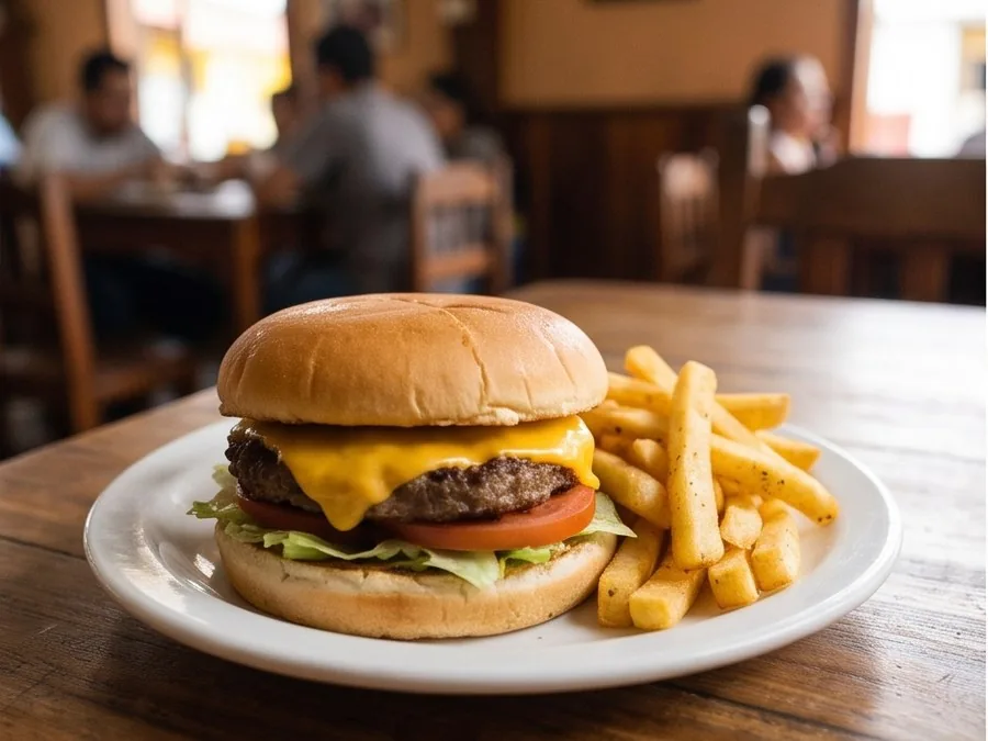 Hamburguesa sencilla